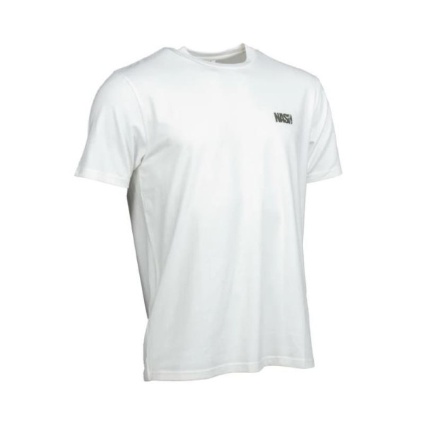 Nash Make It Happen Carp Logo T Shirt Ecru l - Póló