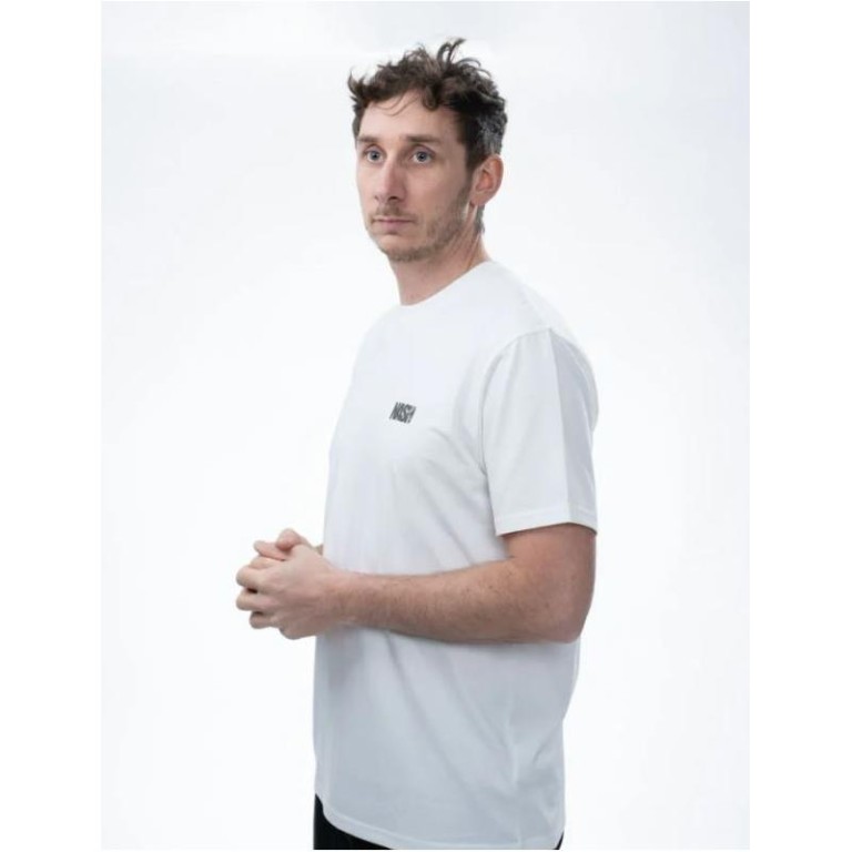 Nash Make It Happen Carp Logo T Shirt Ecru l - Póló