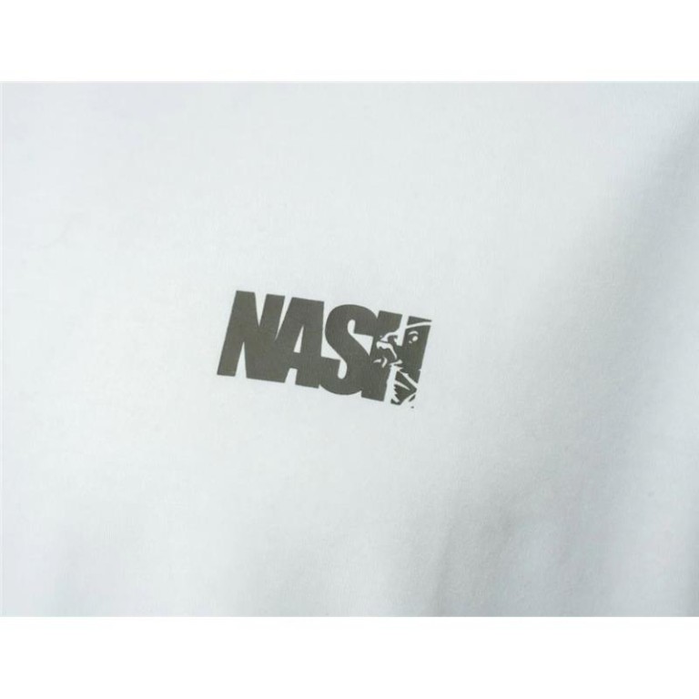 Nash Make It Happen Carp Logo T Shirt Ecru l - Póló