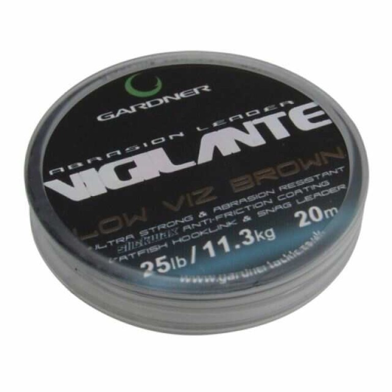 Gardner Vigilante Barna fonott előkezsinór 35 lb 20 m