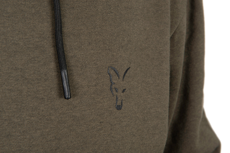 Fox Collection Hoody Green/Black - Kapucnis pulóver