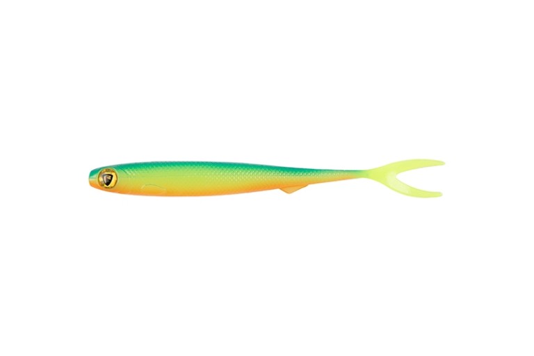 Fox Rage Slick Finesse Blue Black Chartreuse 11 cm - Plasztik műcsali