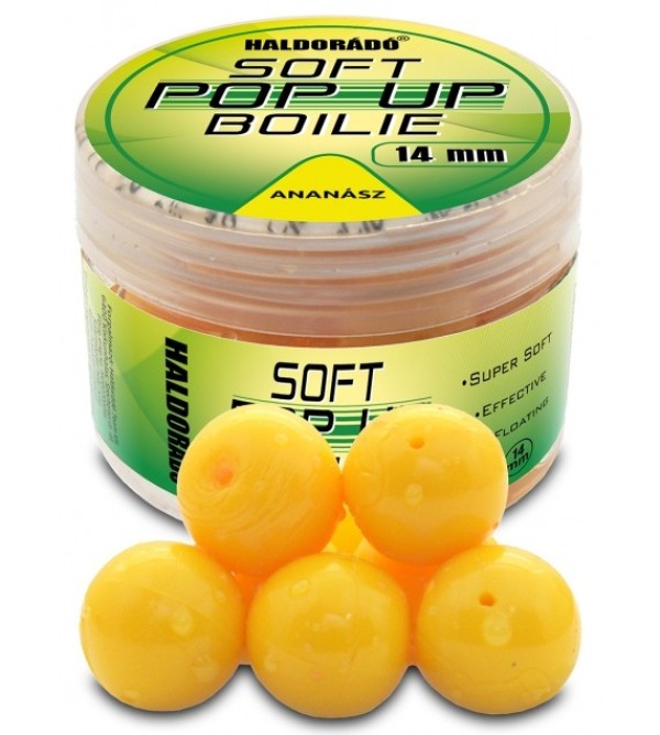 Haldorádó Super Soft Pop Up Boilie 14 mm - Ananász
