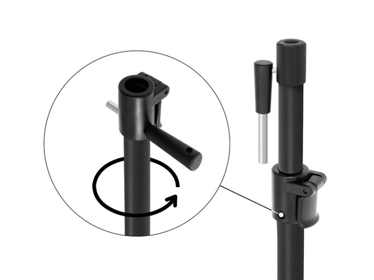 Delphin BlackStix 110-180 cm - Leszúró