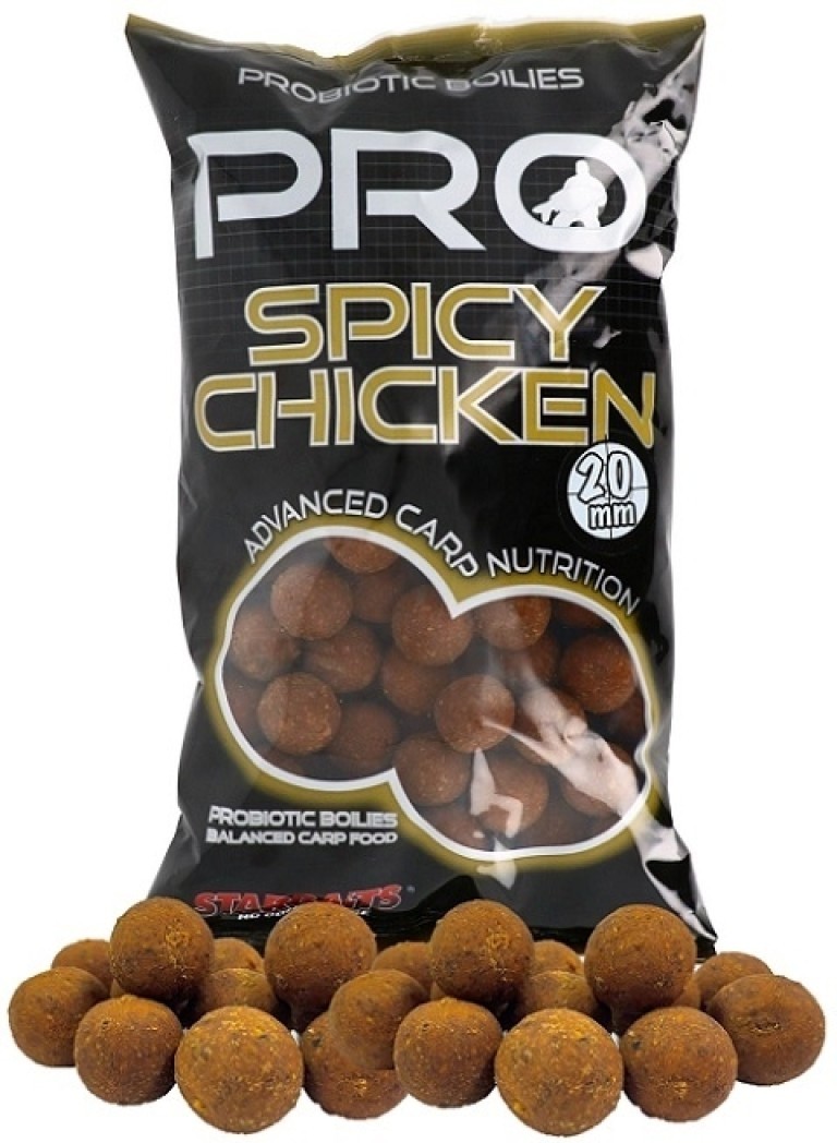 Starbaits Pro Spicy Chicken Bojli 20 mm 1 kg