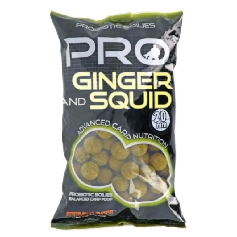 Starbaits Pro Ginger Squid Bojli 20 mm 1 kg
