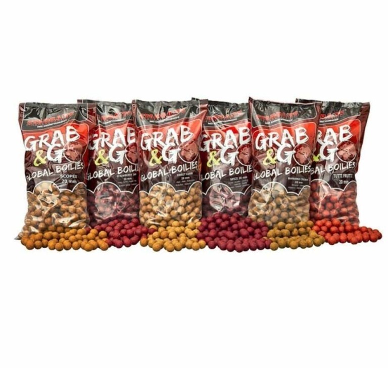 Starbaits Grab & Go Global Boilies Banana Cream 20 mm 1 kg
