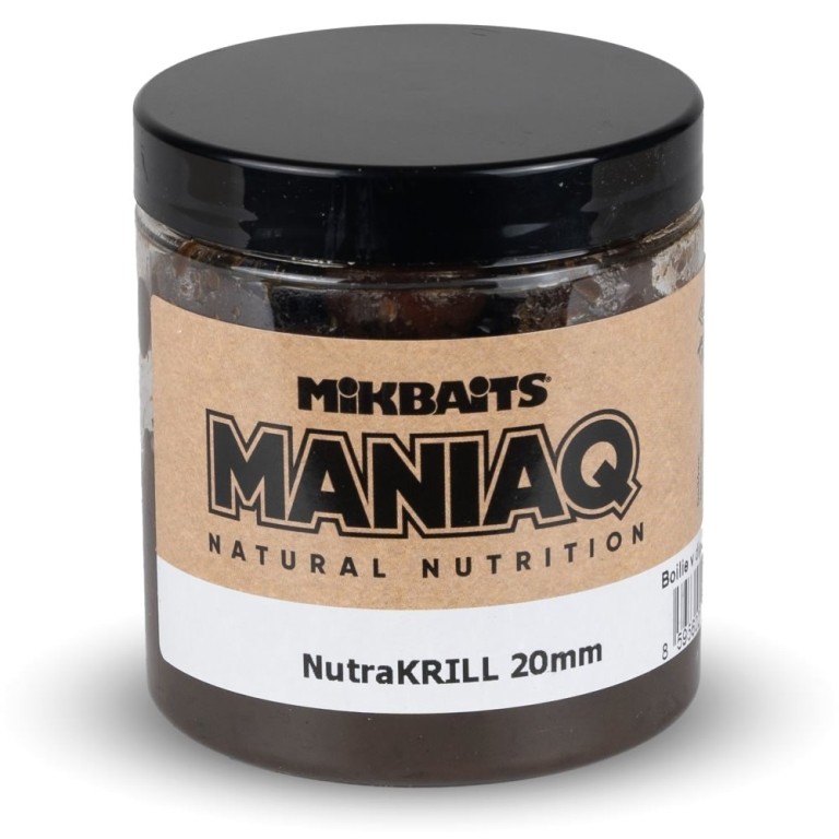 Mikbaits ManiaQ Boilies In Dip Nutrakrill 20 mm 250 ml