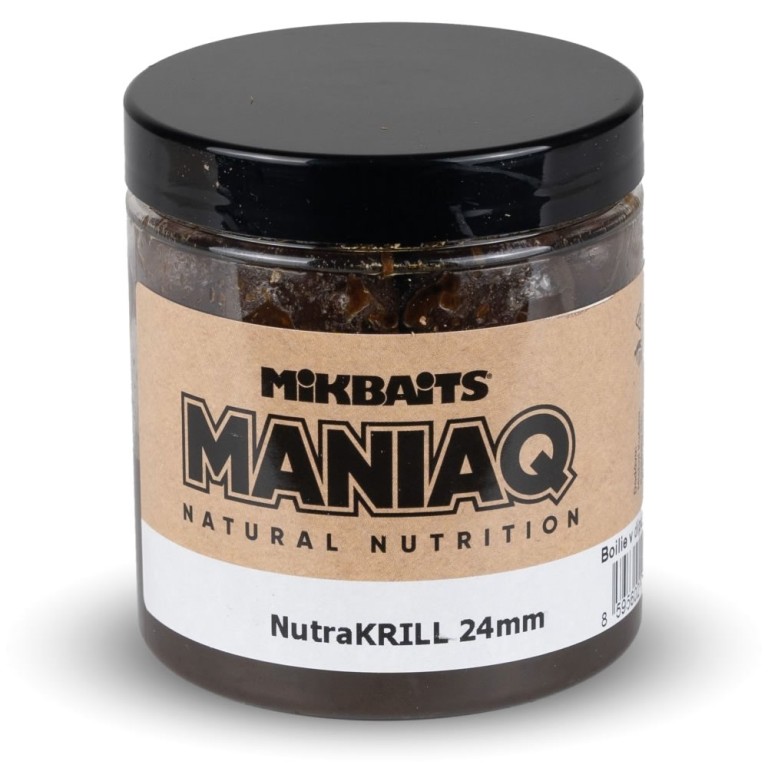 Mikbaits ManiaQ Boilies In Dip Nutrakrill 24 mm 250 ml