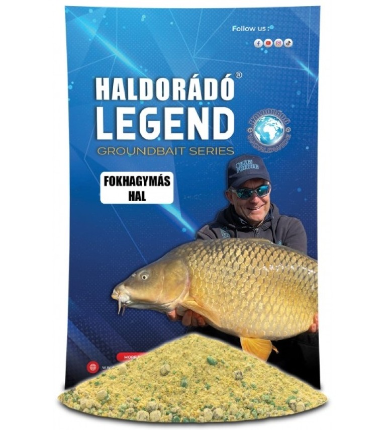 Haldorádó Legend Grundbait Fokhagymás Hal - Etetőanyag