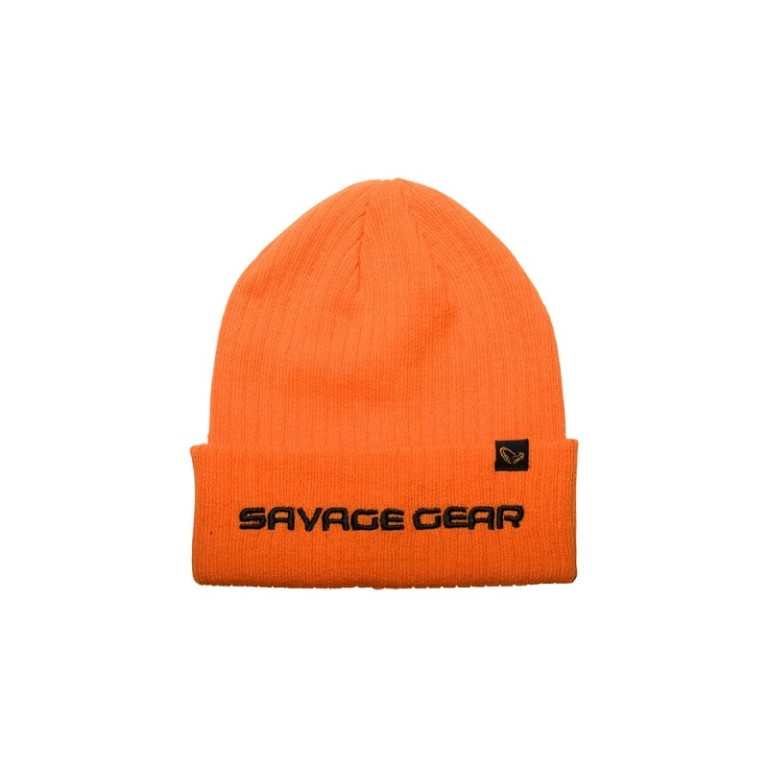 Savage Gear Fold-Up Beanie One Size Sun Orange - Sapka
