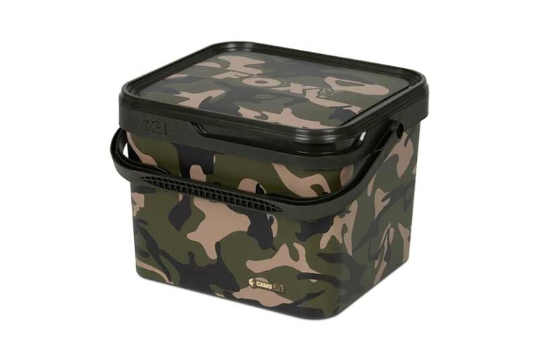 Fox Camo Bucket 12 L - Terepmintás vödör