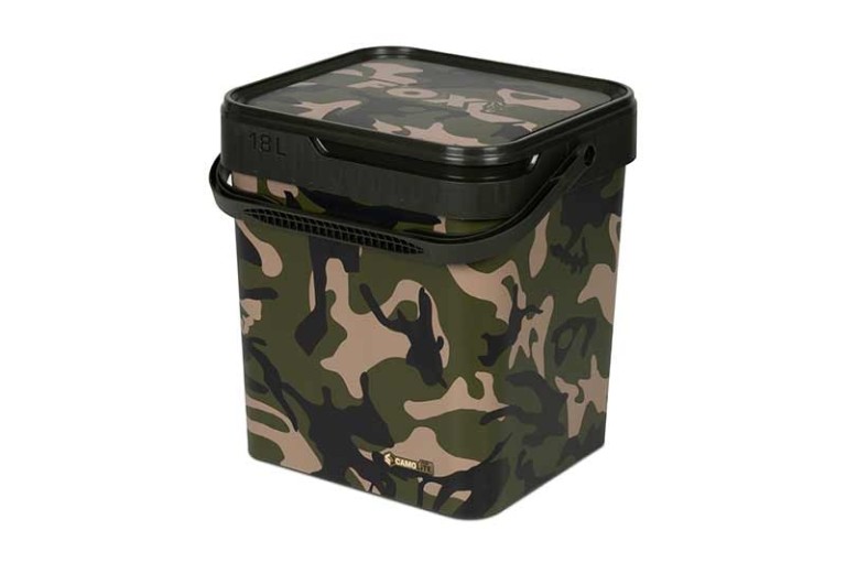 Fox Camo Bucket 18 L - Terepmintás vödör