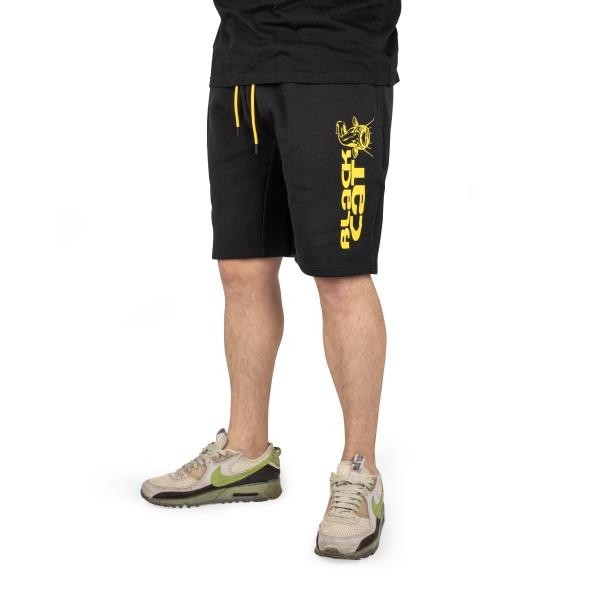 Black Cat Black Jogger Shorts - Rövidnadrág