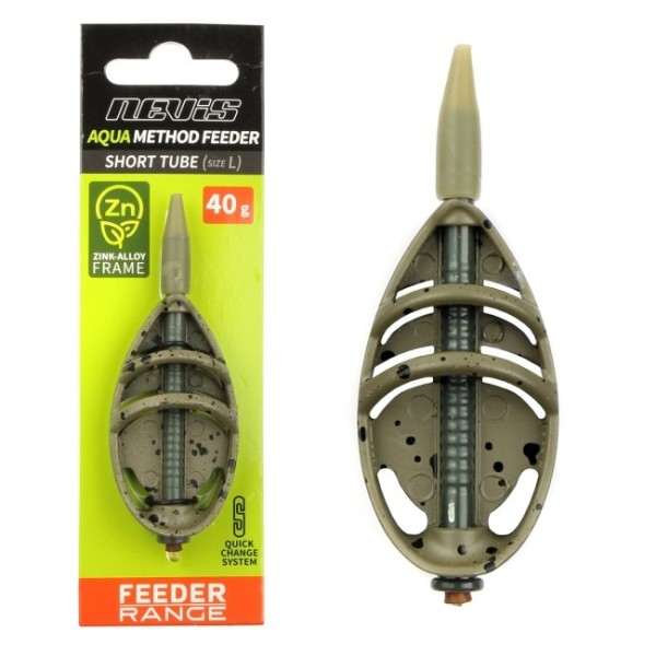 Nevis Aqua Method Feeder kosár Short Tube