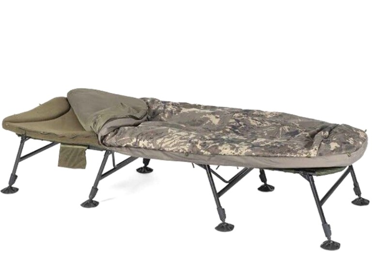 Nash Indulgence HD40 Sleep System 8 Legs Camo Wide - Ágy hálózsákkal