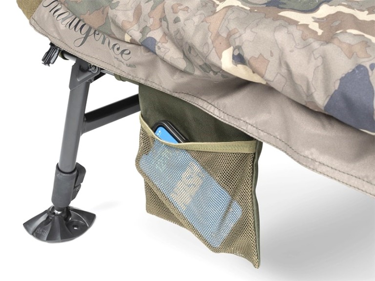 Nash Indulgence HD40 Sleep System 8 Legs Camo Wide - Ágy hálózsákkal