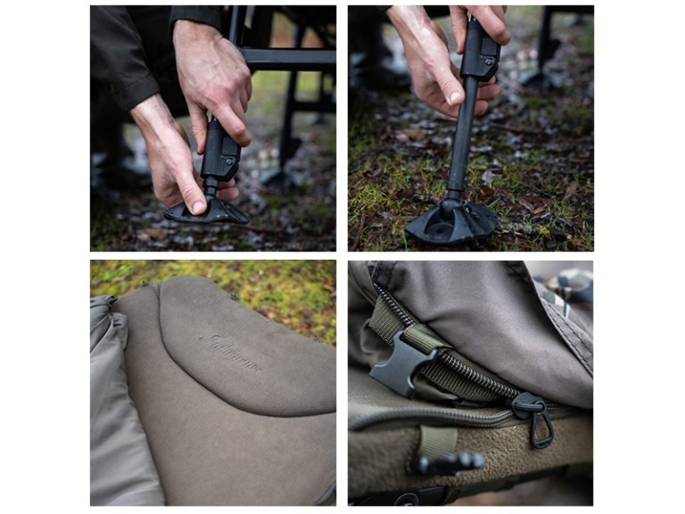 Nash Indulgence HD40 Sleep System 8 Legs Camo Wide - Ágy hálózsákkal