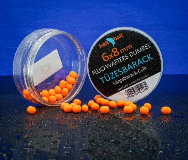 Bait Bait Tüzes Barack Method Dumbel 6 x 8 mm