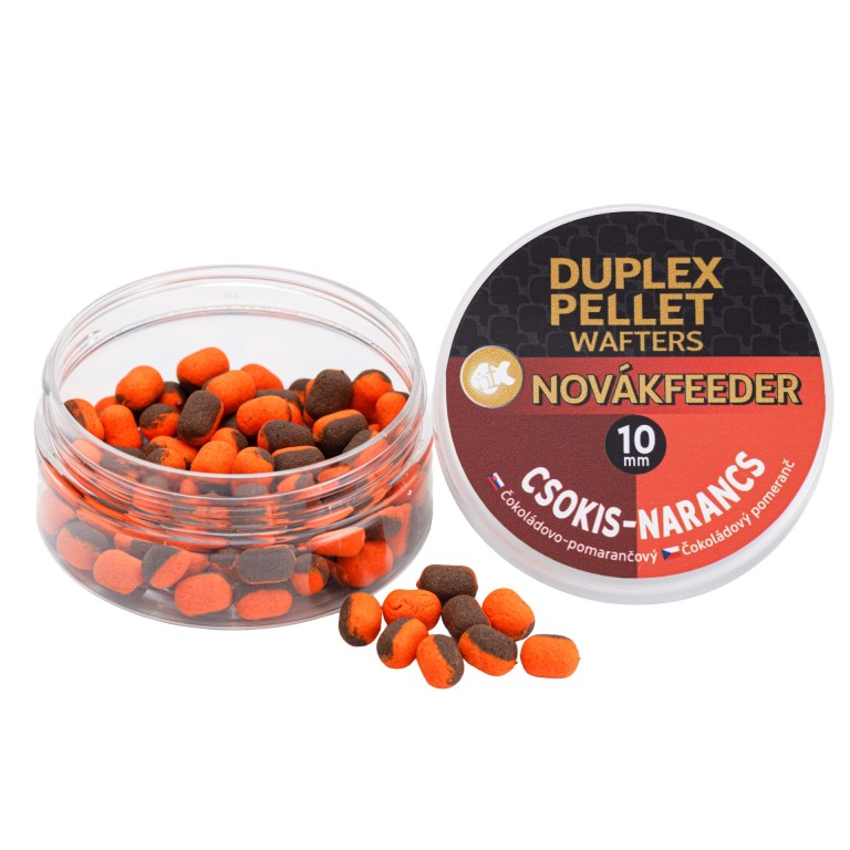 Novak Feeder Duplex Pellet 10 mm Csoki-Narancs