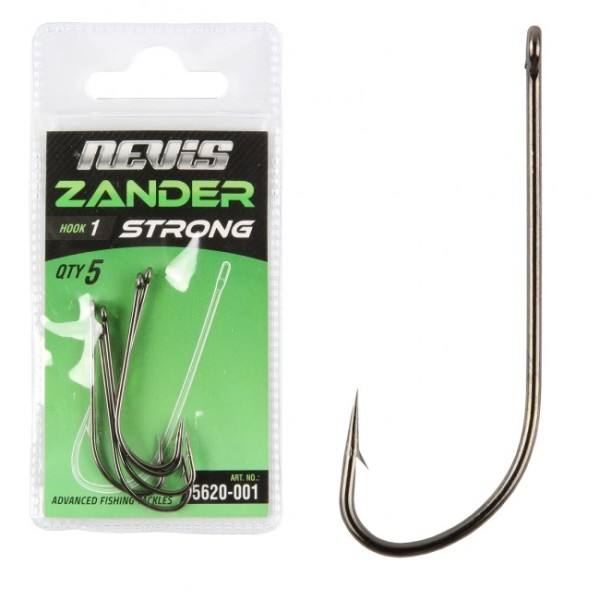 Nevis Zander Strong 2/0 - Süllőző horog