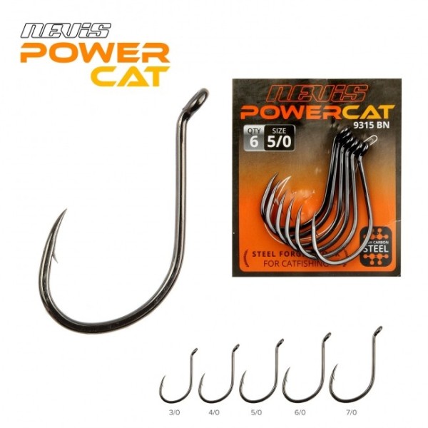 Nevis PowerCat 7/0 - Harcsázó horog