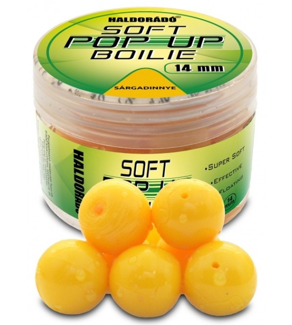 Haldorádó Super Soft Pop Up Boilie 14 mm Sárgadinnye