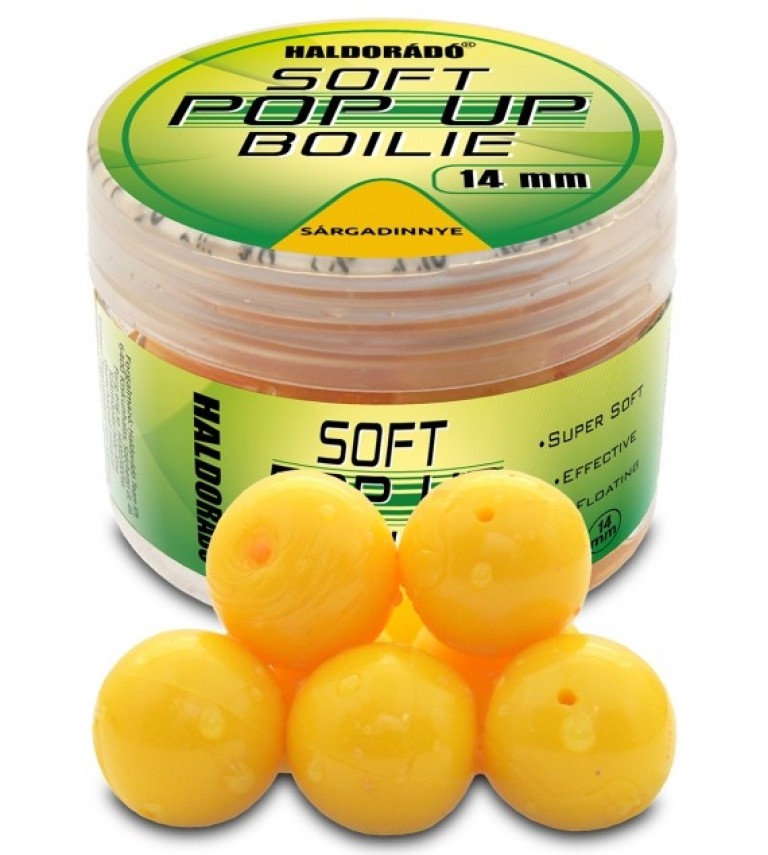 Haldorádó Super Soft Pop Up Boilie 14 mm Sárgadinnye