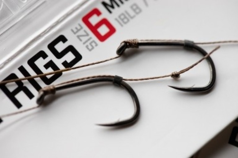 Korda Basix Hair Rigs Wide Gape 6 18 lb - Előkötött előke