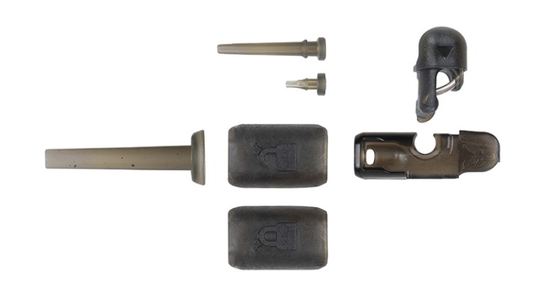 Fox Edges Naturals Heli-Clips - Helikopter szerelék készlet 3 db