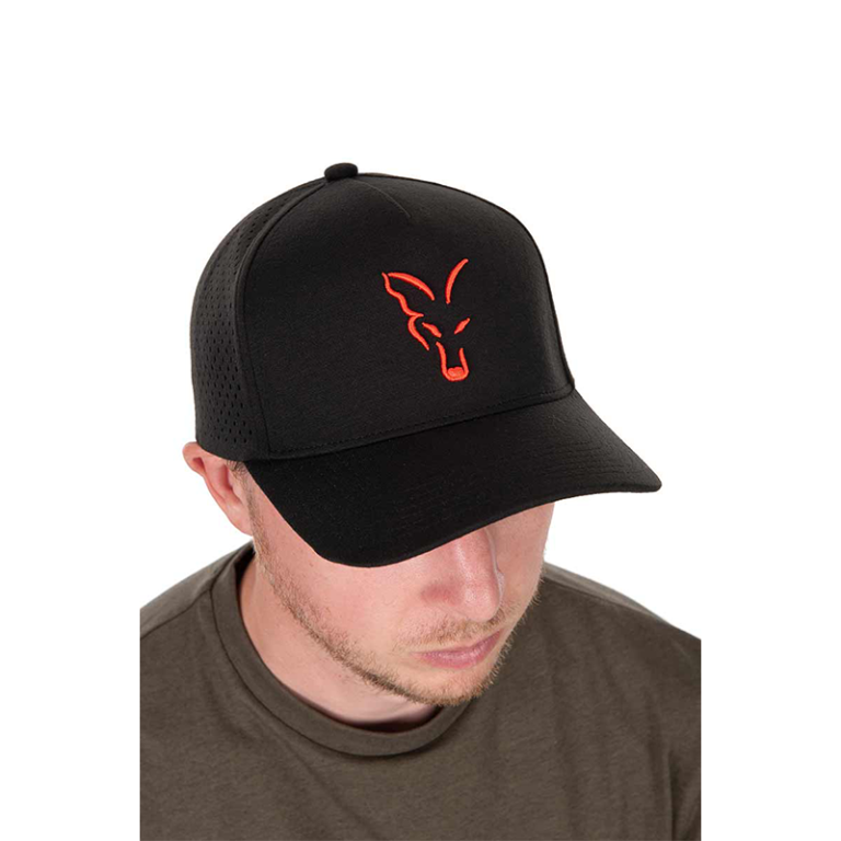 Fox Collection Baseball Cap Black/Orange - Baseball Sapka