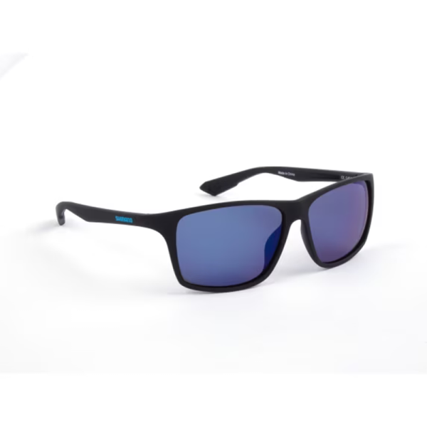 Shimano Eyewear Technium Matte Black & Blue Mirror - Napszemüveg