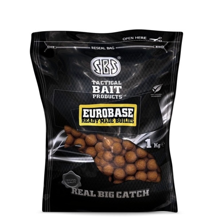 SBS Eurobase Ready-Made Boilies Garlic 20 mm 1 kg