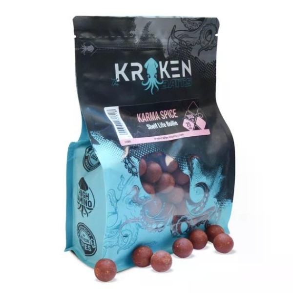 The Kraken Baits Karma Spice Shelf Life Bojli 24 mm 900 g