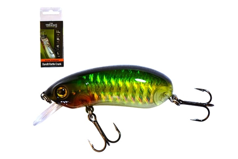 Wizard Bandit Rattle Crank Slow-Sinking Wobbler 5,5 cm 10 g GC