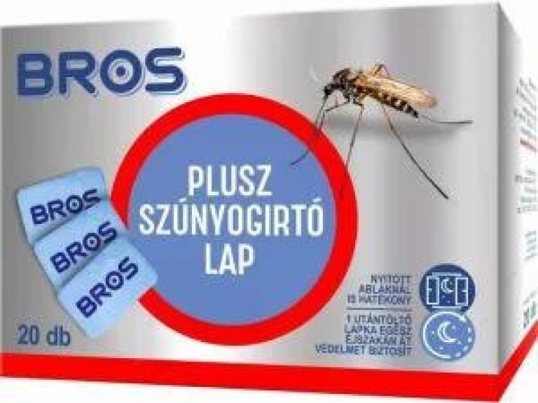 Bros Szúnyogírtó Lap 20 db