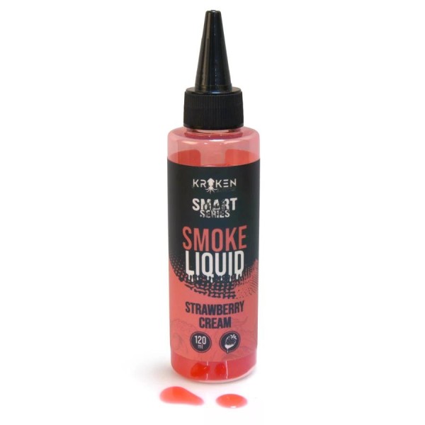 The Kraken Baits Smart Series Strawberry Cream Energy Smoke Liquid - Folyékony Attraktor 120 ml