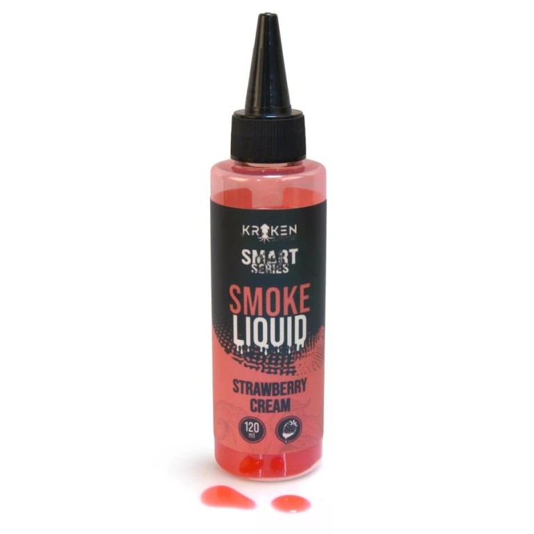 The Kraken Baits Smart Series Strawberry Cream Energy Smoke Liquid - Folyékony Attraktor 120 ml