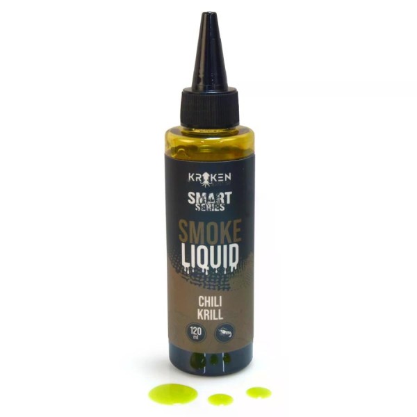 The Kraken Baits Smart Series Chili Krill Energy Smoke Liquid - Folyékony Attraktor 120 ml