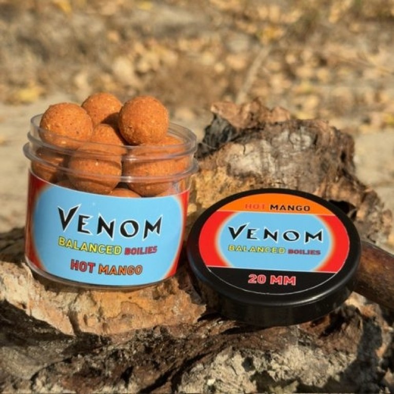 Feedermania Venom Balanced Boilies Hot Mango 20 mm