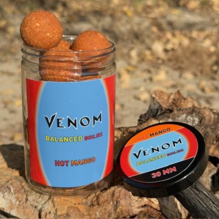 Feedermania Venom Balanced Boilies Hot Mango 30 mm