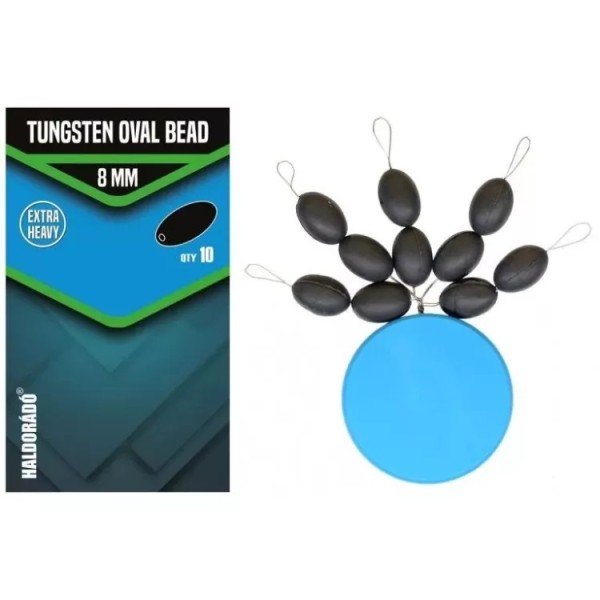 Haldorádó Tungsten Oval Bead 8 mm - Volfram horogelőke súly
