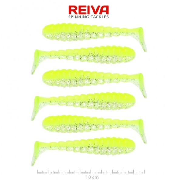 Reiva Stream Shad Flash Lemonade 10 cm