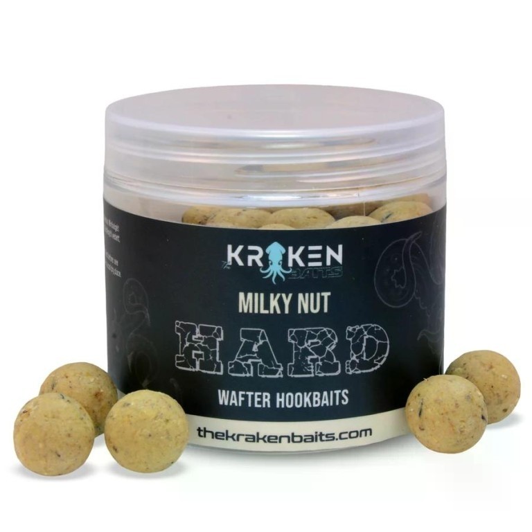 The Kraken Baits Milky Nut Hard Wafter Hookbaits 30 mm