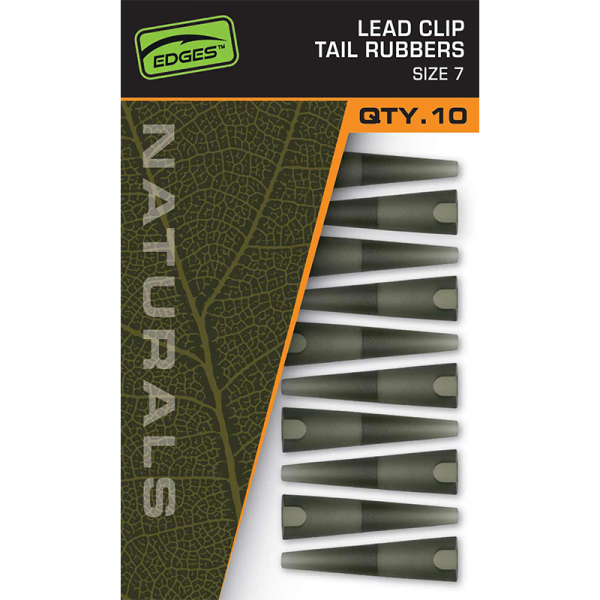 Fox Naturals Lead Clip Tail Rubber Size 7 - Gumihüvely