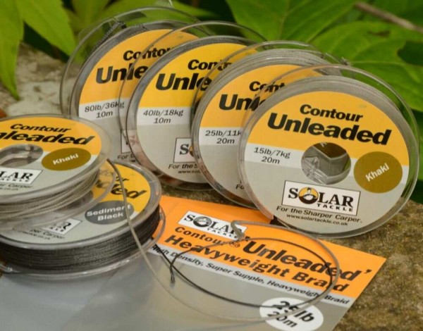 Solar Contour 80 lb - Ólomnélküli előtétzsinór khaki