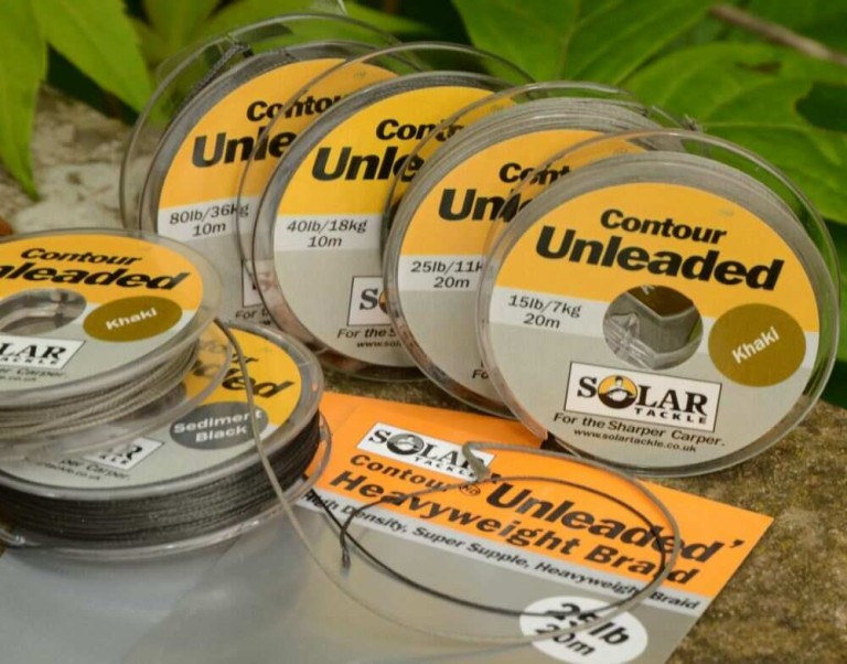 Solar Contour 80 lb - Ólomnélküli előtétzsinór khaki