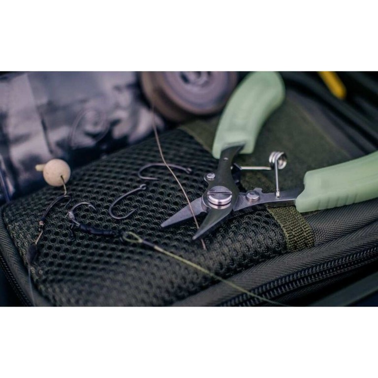 RidgeMonkey Nite Glo - Fluoreszkáló fonott zsinór vágó olló