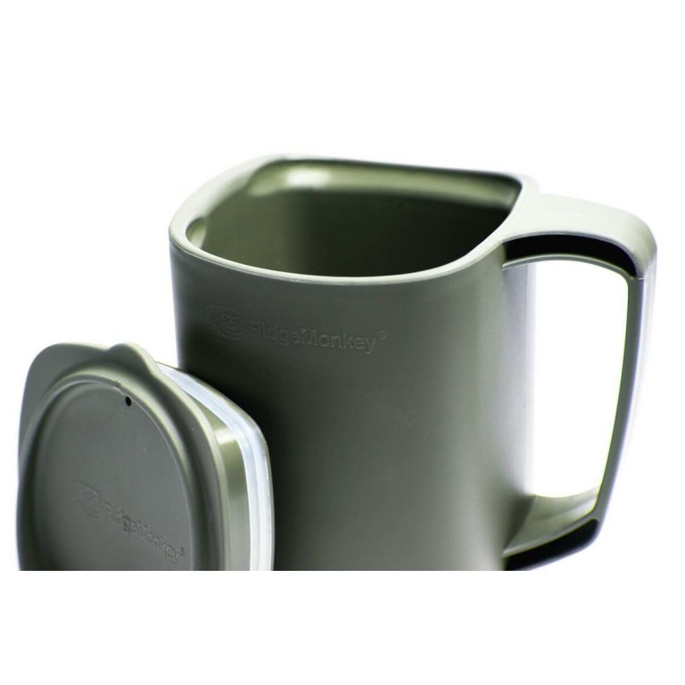 RidgeMonkey Thermo Mug Gunmetal Green - Duplafalú bögre