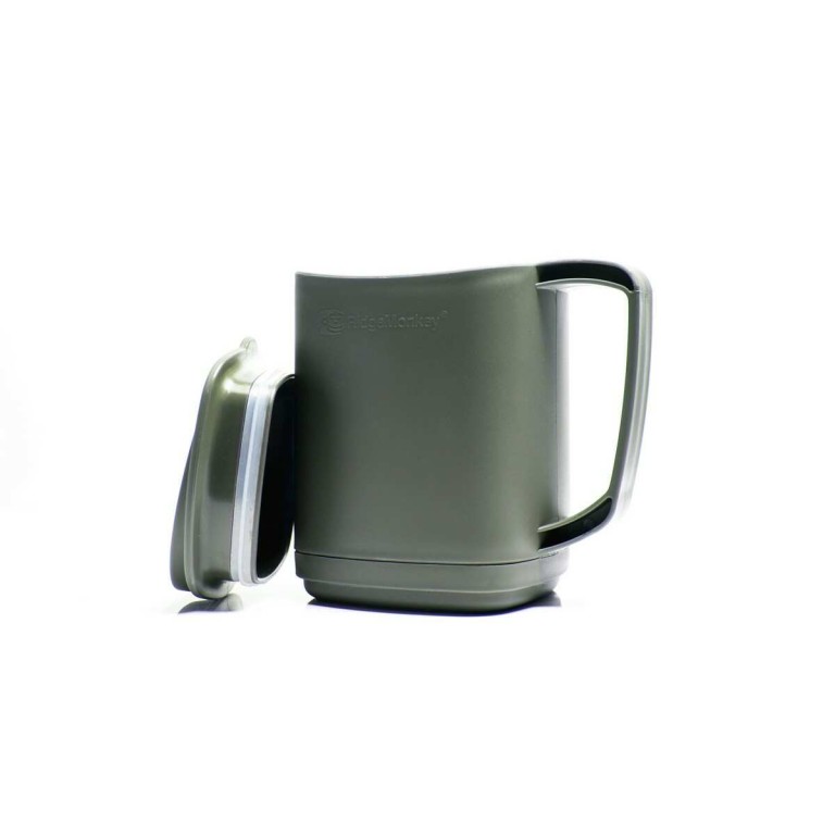 RidgeMonkey Thermo Mug Gunmetal Green - Duplafalú bögre